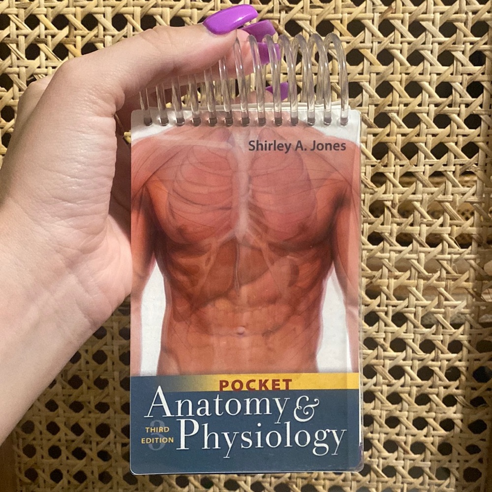 Pocket anatomy and physiology book